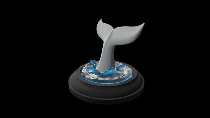 Whale Fin 3D Model