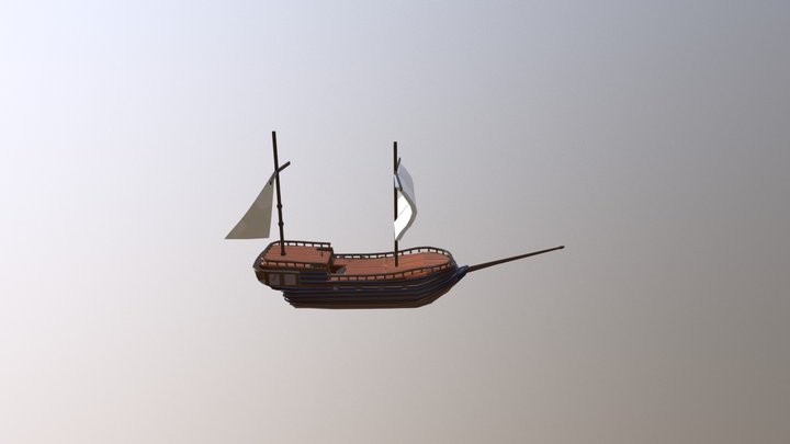 Pirate ship 3D Model