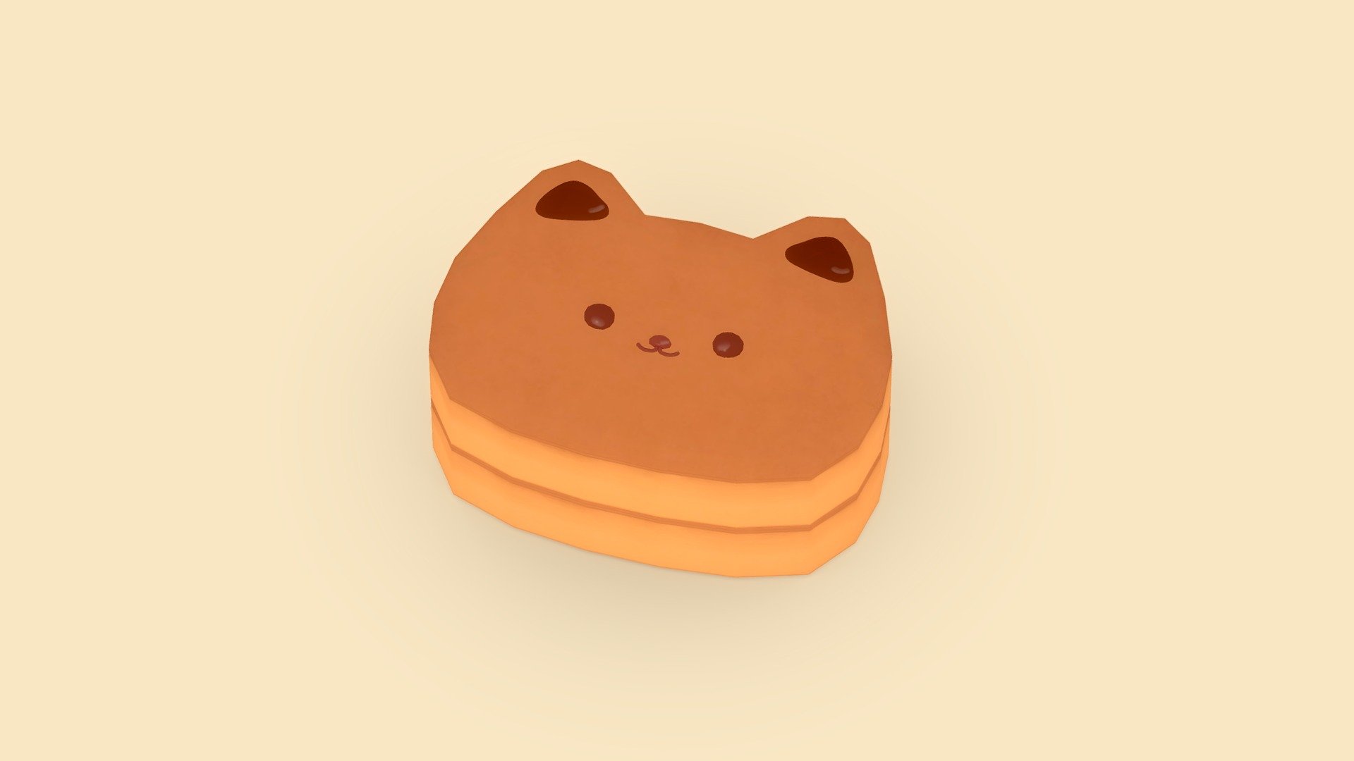 Cat Pancake 3D model by Citrus (citrusfriendd) [e90cb89] Sketchfab
