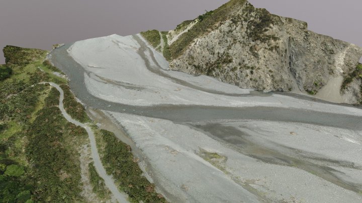 Orongorongo River 3D Model