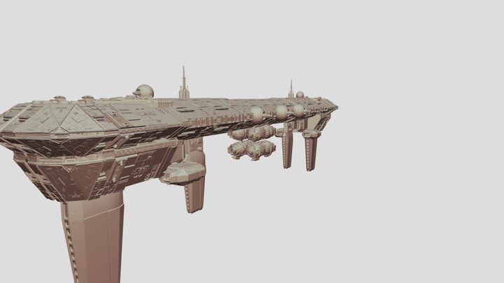 Medical Ship One 3D Model