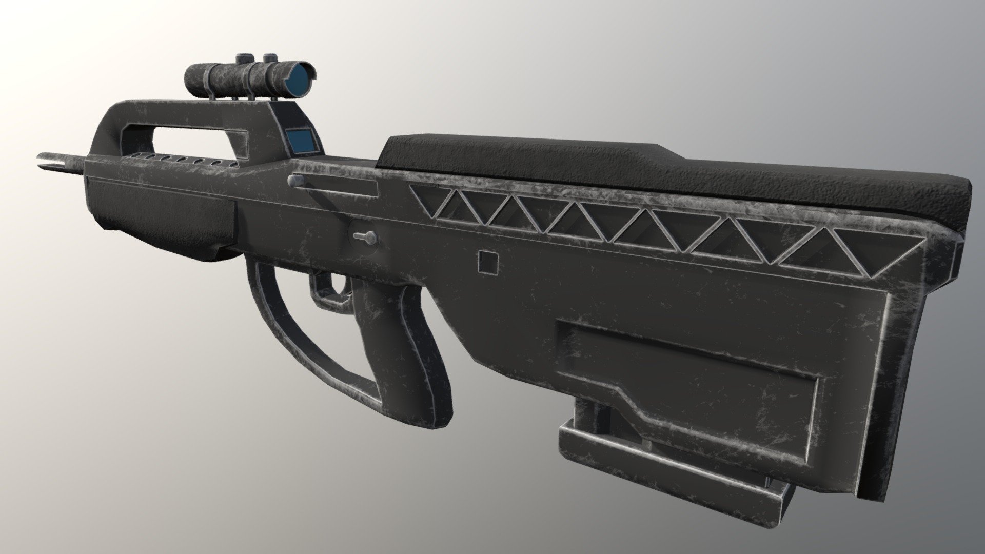 Halo 2 Styled Battle Rifle - 3D model by sharkboy1006 [e90f3d1] - Sketchfab