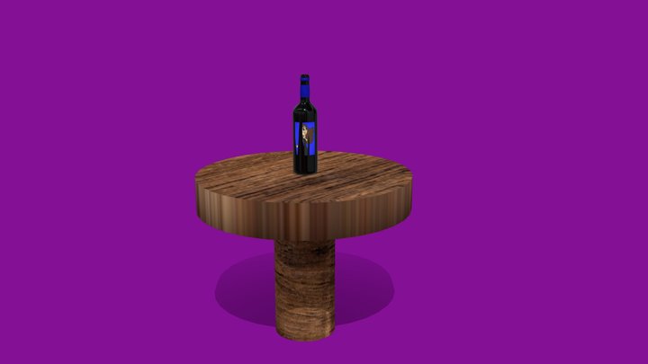 Actividad A3 Modelado De Botella 3D Model