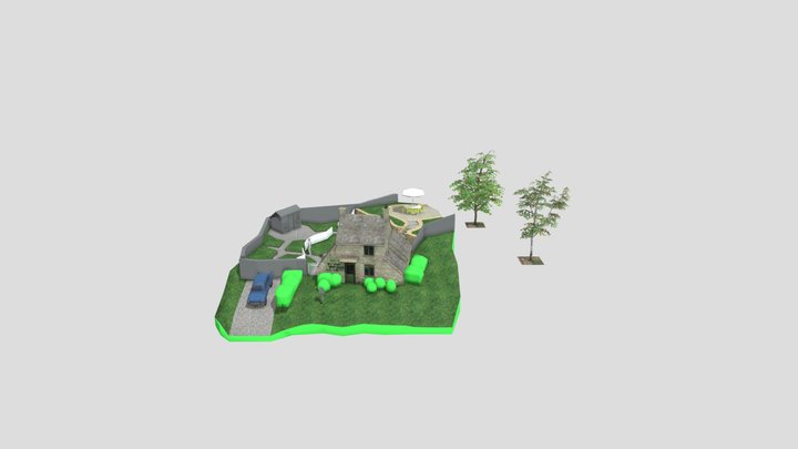 Diorama WIP - Grandma's House - Jules De Smet 3D Model