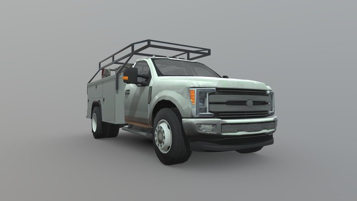 Ford F350 Ultity 3D Model