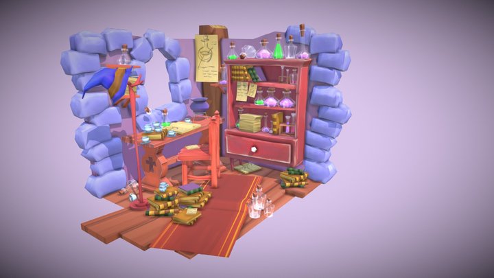 DAE Crib - Alchemist room 3D Model