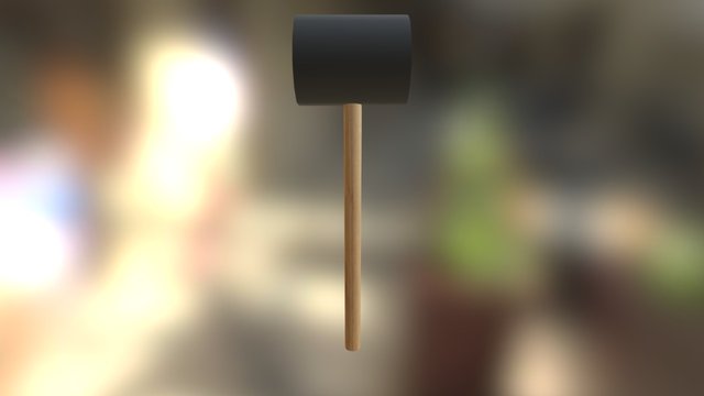 Whack A Mole Hammer 3D Model