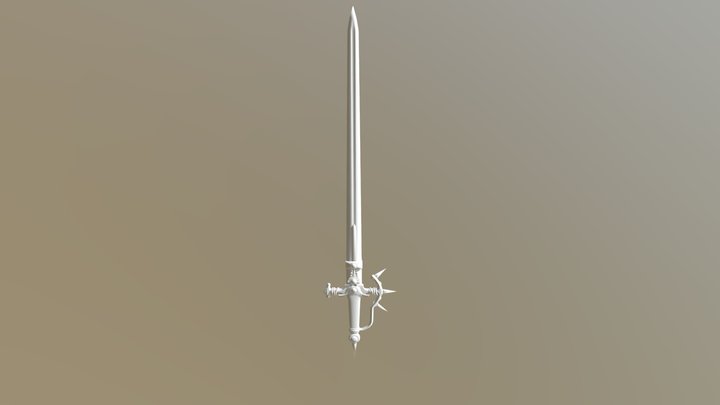 Fancy Sword 3D Model