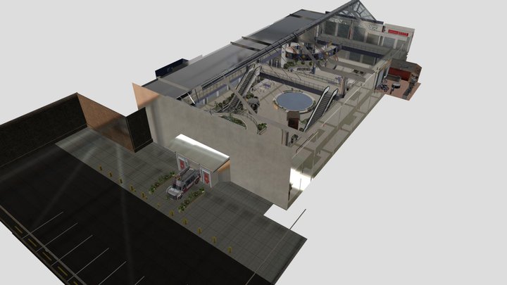 Mall Ice Cream 3 3D Model