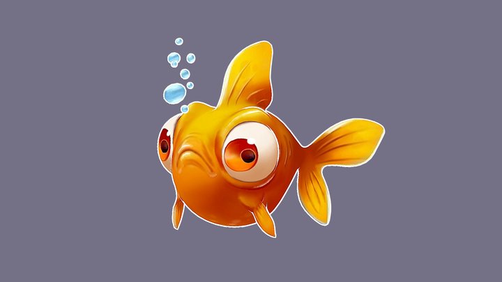 GoldFish 3D Model