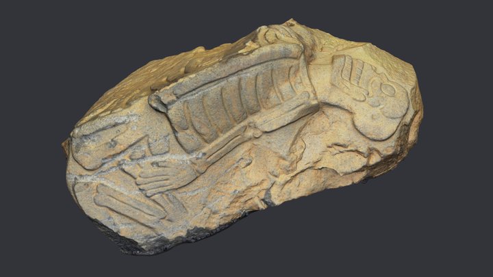 El Baúl, Monumento 78, Cotzumalguapa, Guatemala 3D Model