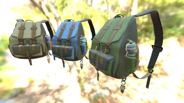 Rucksack 3D Model