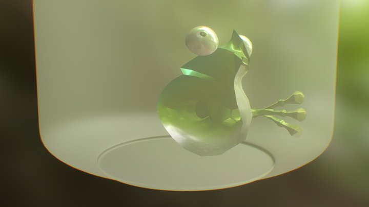 Fatty Frog 3D Model