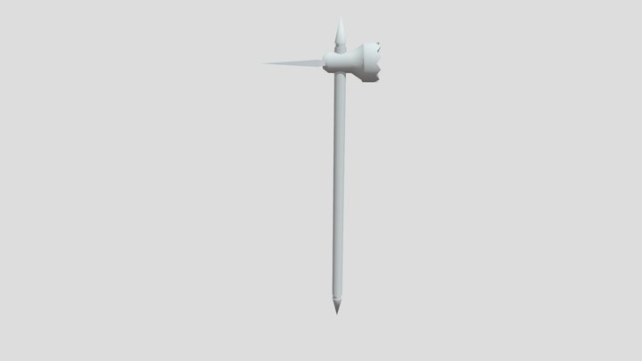 Stone-Setter Hammer 3D Model