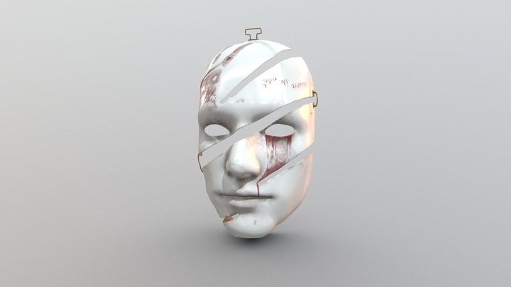 Bloodied Mask 3D Model