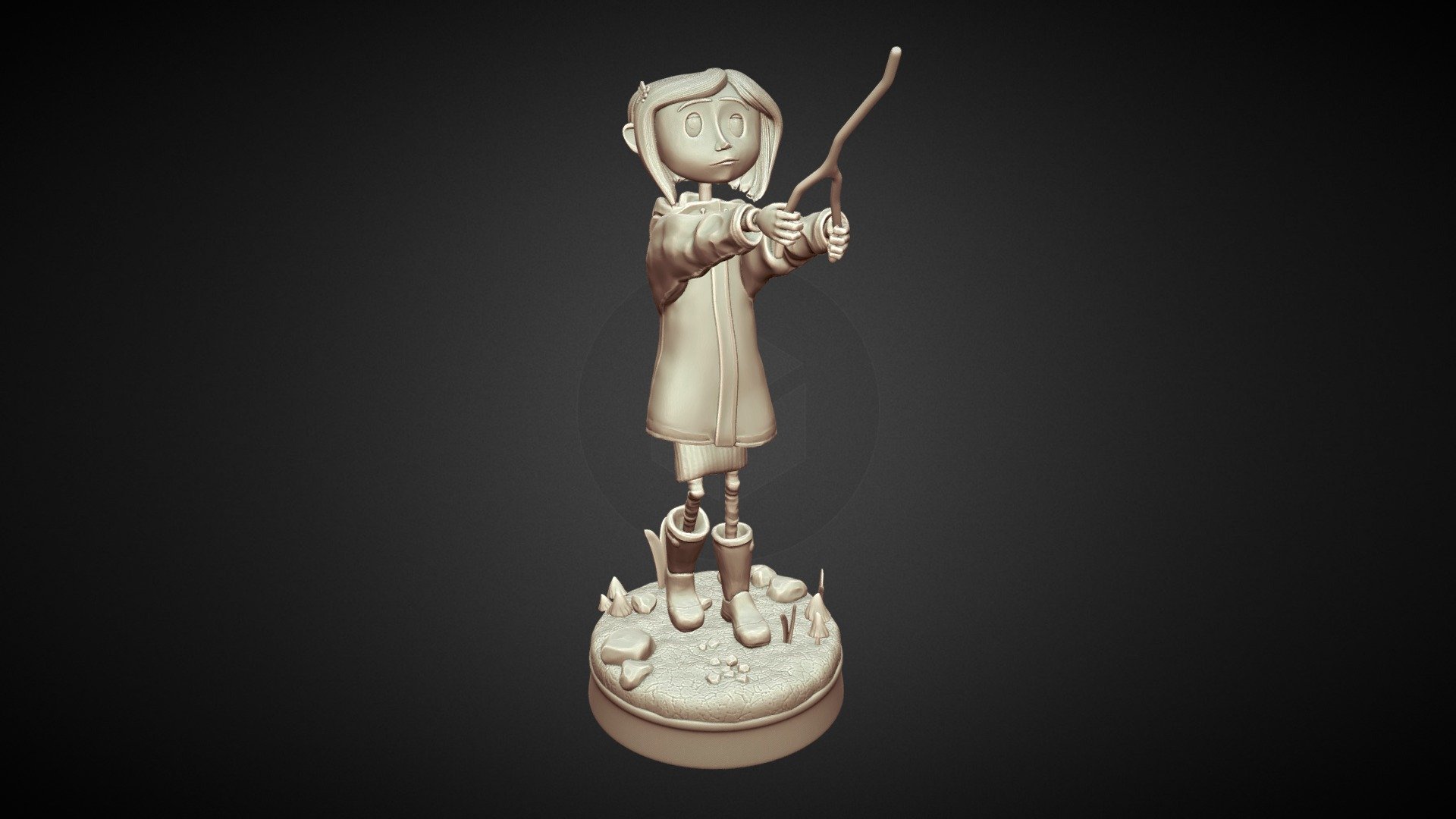 Coraline Download Free 3D model by Everton Bohnenberger (BOHNEN