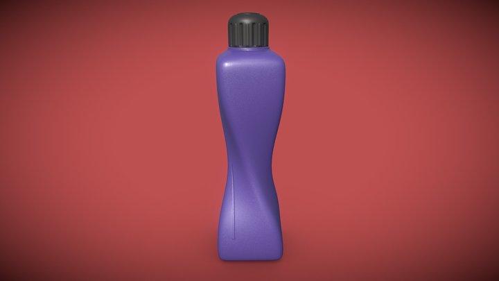 Shampoo bottle Twist 3D Model