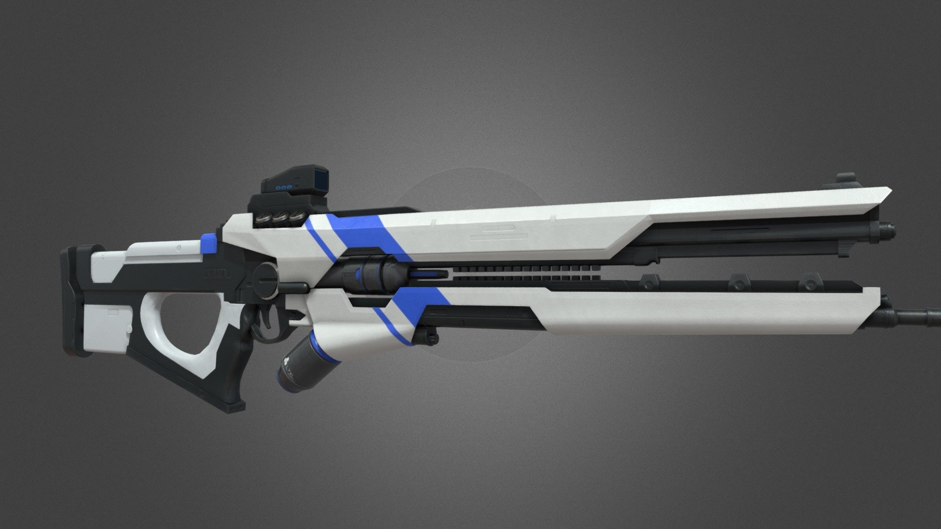 Sci-fi rifle