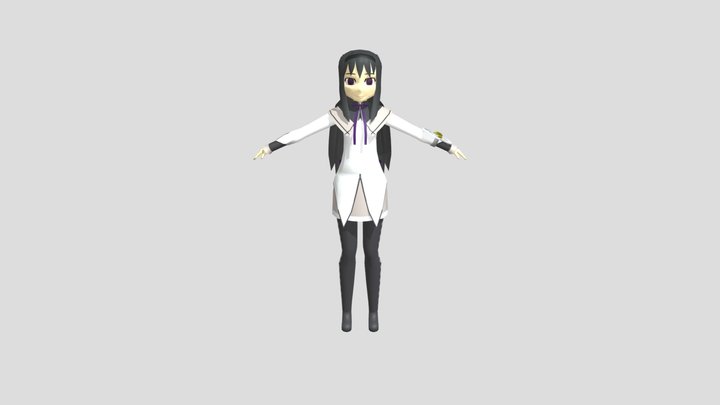 Akemi Homura - Mahou Shoujo Madoka 3D Model