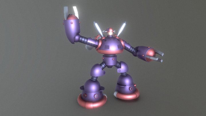 Elemental Hero Steam Healer (Yugioh) 3D Model