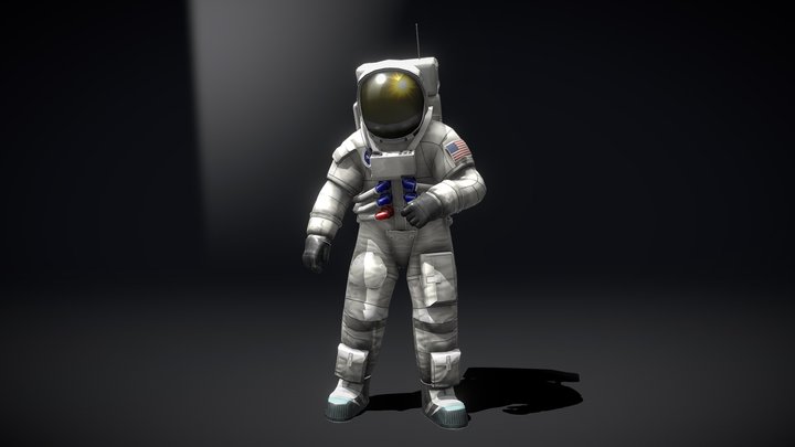 Nasa Apollo A7L Space Suit 3D Model