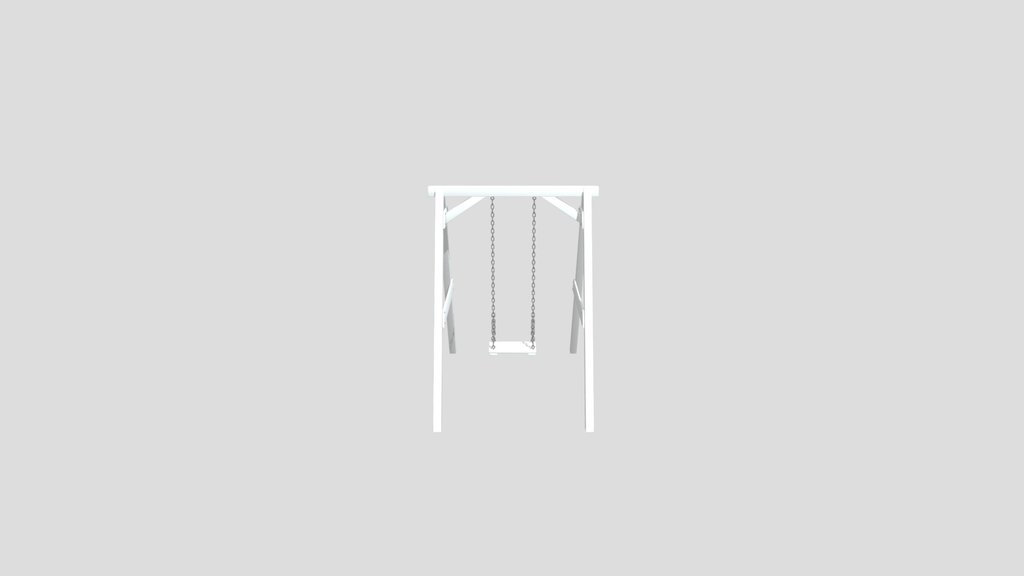 Wooden Swing Single