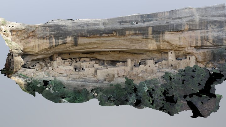Cliff Palace. Mesa Verde National Park, Colorado 3D Model