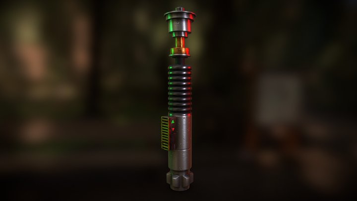 Luke's Lightsaber 3D Model