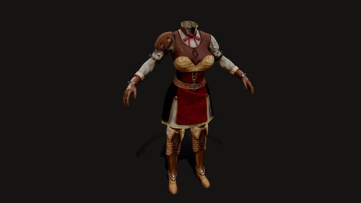 Raphtalia Armor 3D Model