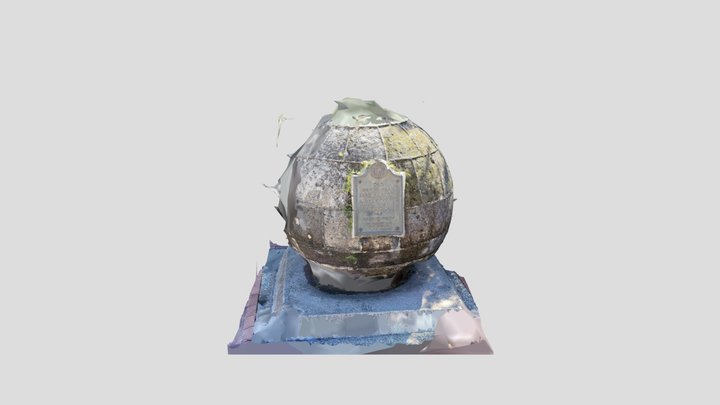 St augustine Mile marker 0 3D Model