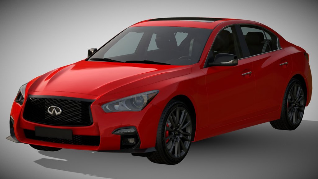 2021 Infiniti Q50 Red Sport 400 (inaccurate)