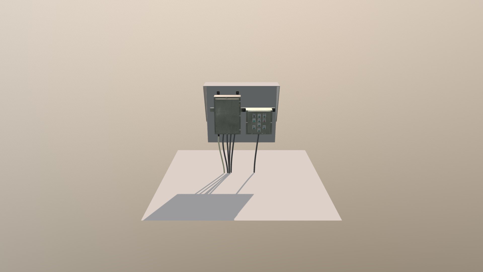 Control Panel - 3D model by Virtual Reality (@simulanis) [e91b6ed ...
