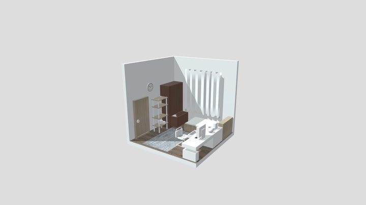 1131448087_廖曜弘_我的房間_椅子修正版 3D Model