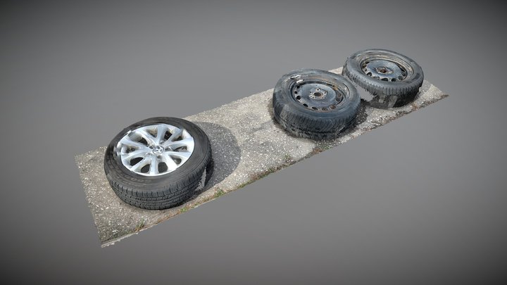 VW Tires - Summer and Snow 3D Model