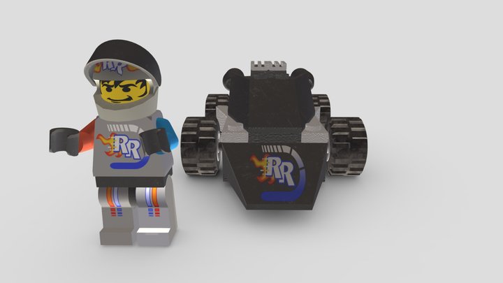 Sketchfab+Rocket+Racer 3D Model