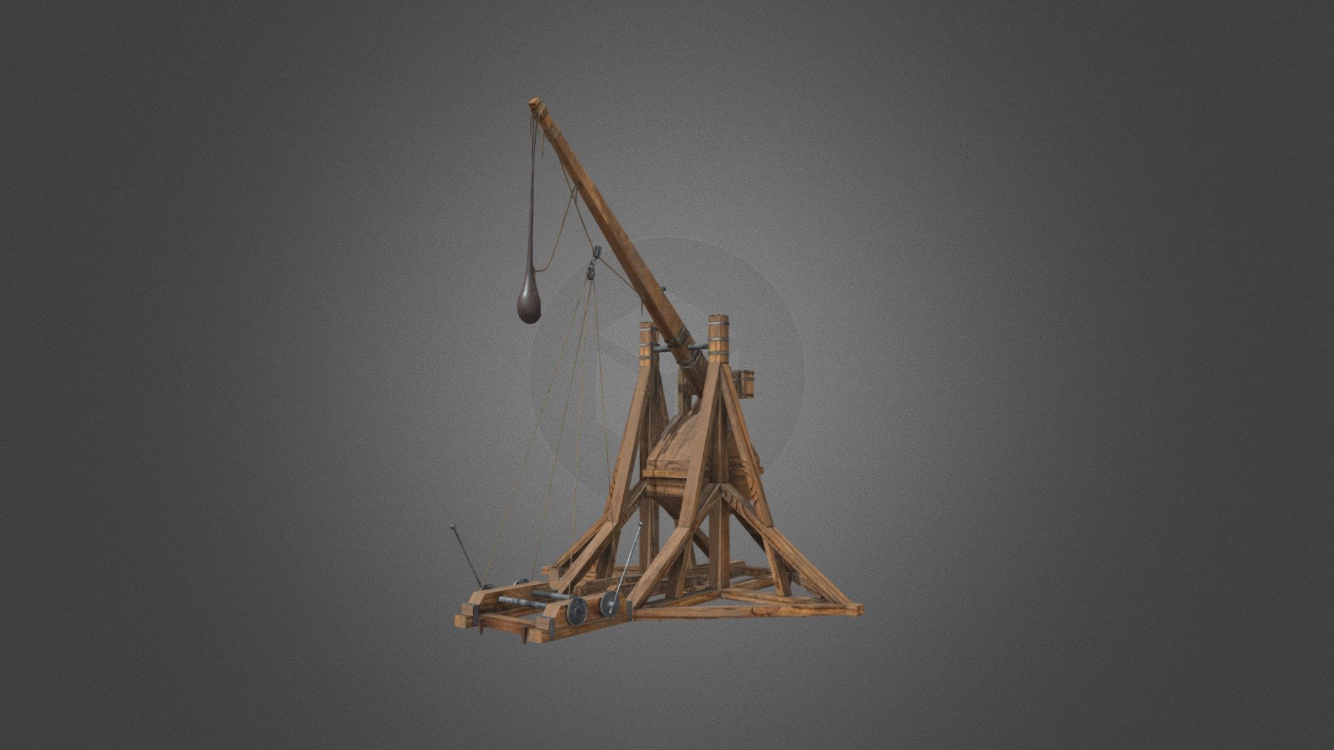 Trebuchet / Trabuquete - 3D model by JuanEntrenas [e91dff1] - Sketchfab