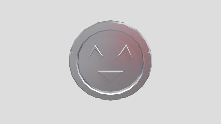 Smile Coin 3D Model