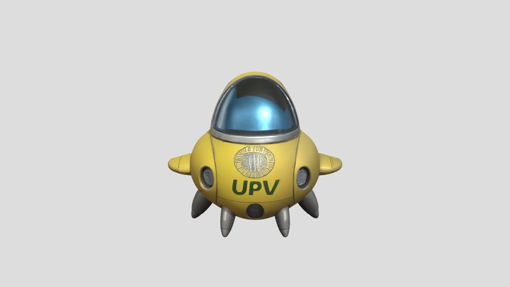 small futuristic vehicle 3D Model