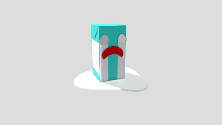 Crying milk 3D Model