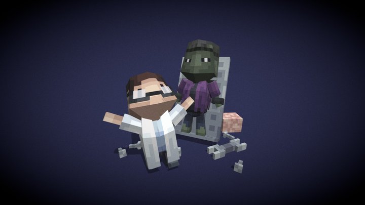 Herobrine 3D models - Sketchfab