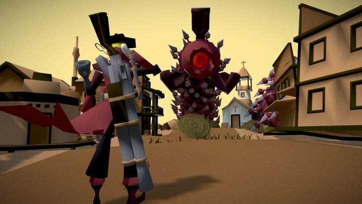 Дуэль 3D Model