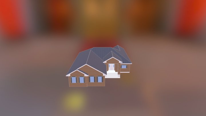 Sunset Meadows Farm House 3D Model