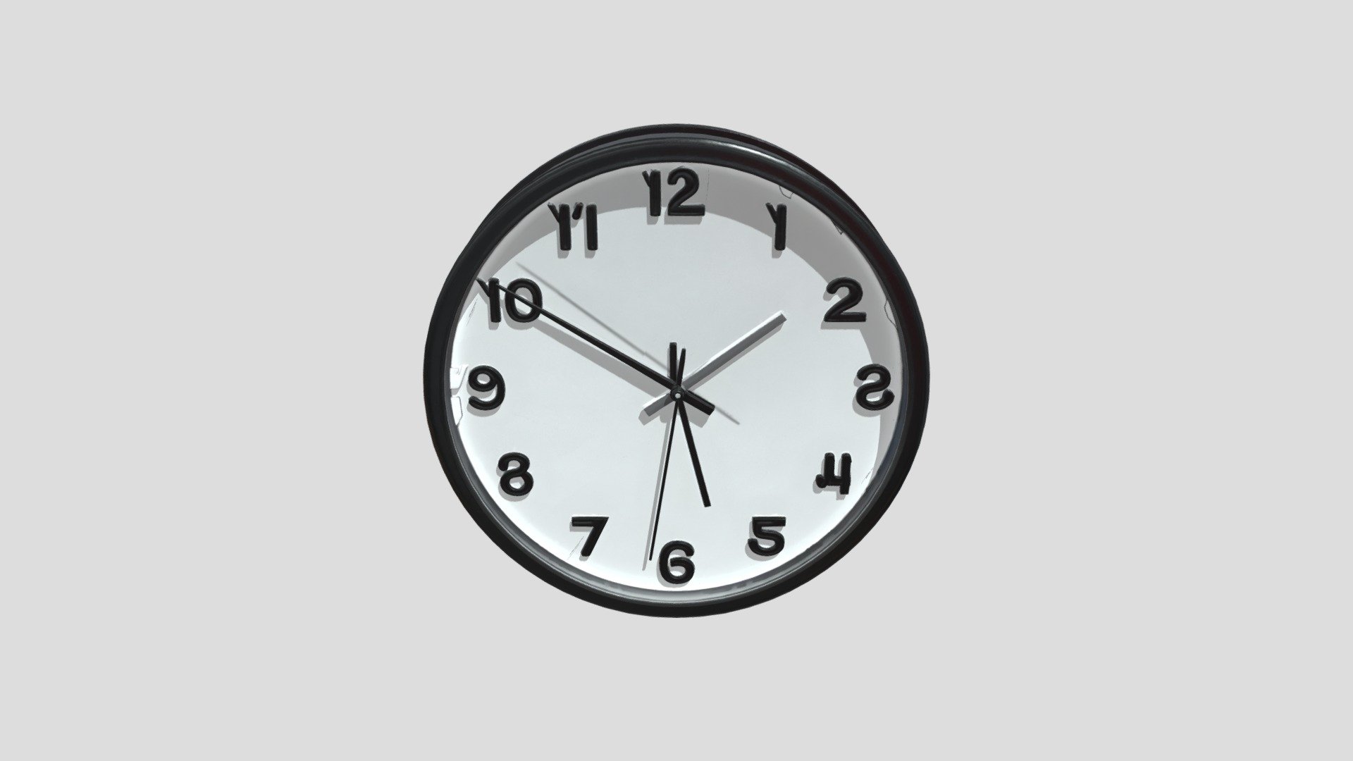 Simple Wall Clock - Download Free 3D model by Jerovdl [e92168f] - Sketchfab