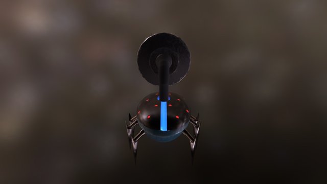 Spider Radar 3D Model