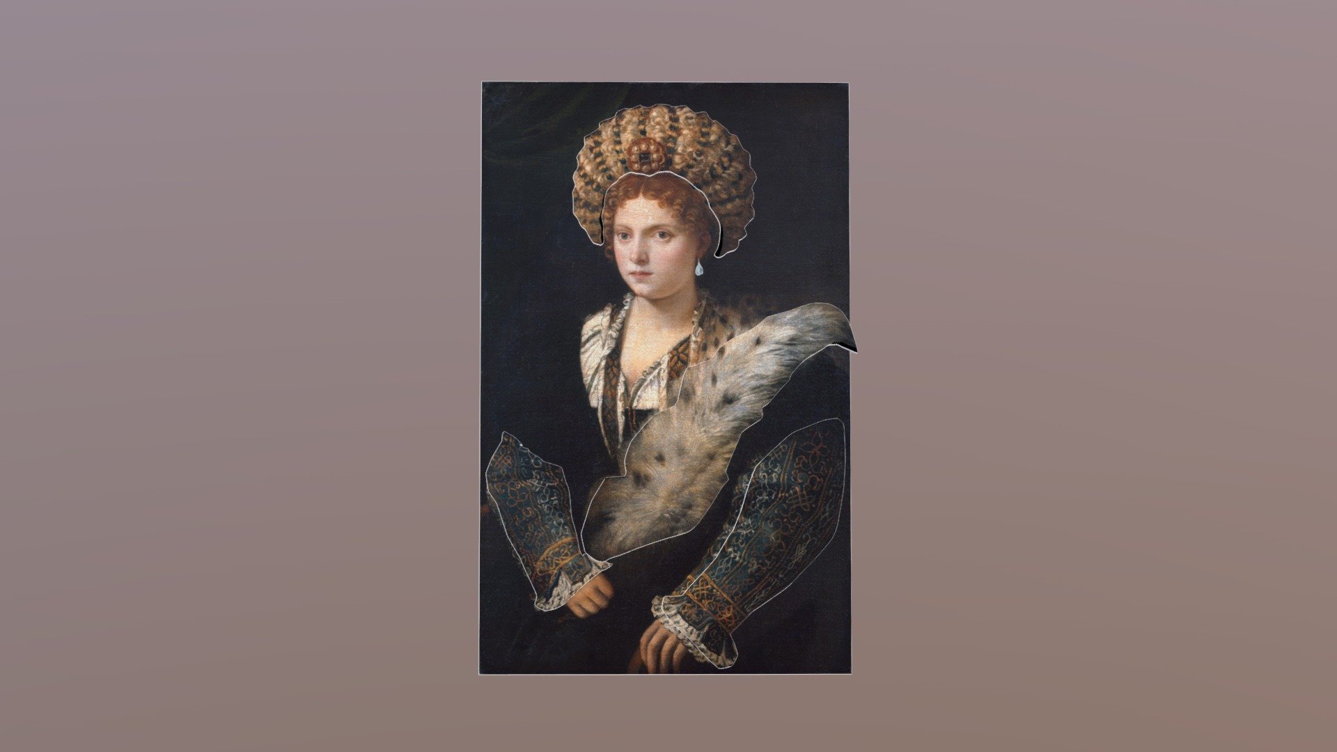 Isabella Deste Titian Example Download Free 3d Model By Trickmachine