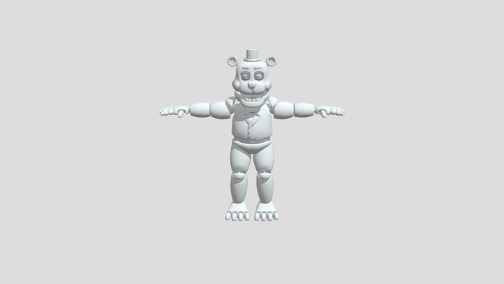 Barker Bear 3D Model