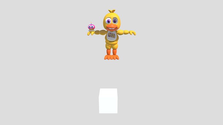 Adventure_ Chica 3D Model