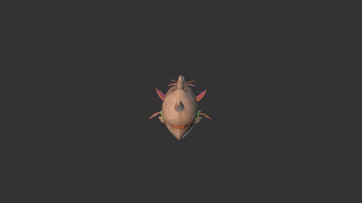 Space Whale (Narwhal) 3D Model