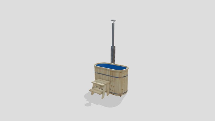 Ofuro 1.5m - copy 3D Model