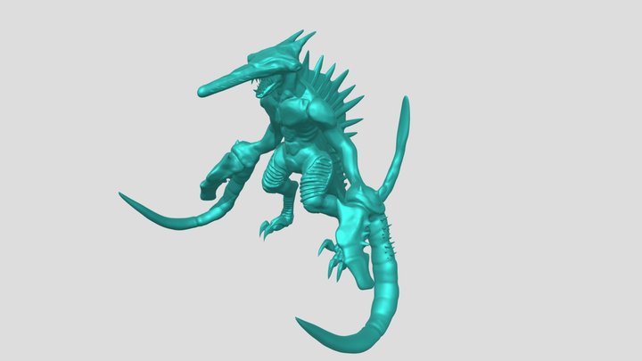 Whipsaw kaiju 3D Model